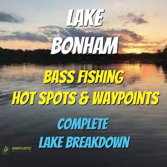 Bonham Lake Breakdown- Bass Fishing Hot Spots & Waypoints