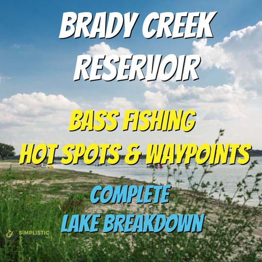 Brady Creek Lake Breakdown - Bass Fishing Hot Spots & Waypoints