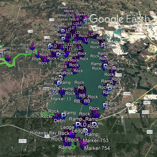 Bridgeport Lake Breakdown - Bass Fishing Hot Spots & Waypoints