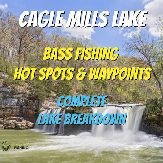 Cagle Mills Lake Breakdown - Bass Fishing Hot Spots & Waypoints