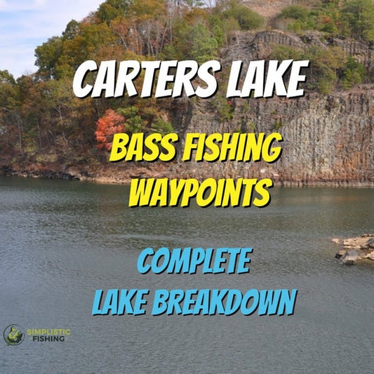 Carters Lake Breakdown - Bass Fishing Hot Spots & Waypoints