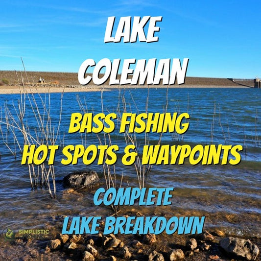 Coleman Lake Breakdown - Bass Fishing Hot Spots & Waypoints