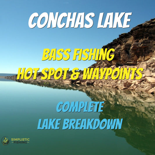 Conchas Lake Breakdown - Bass Fishing Hot Spot & Waypoints