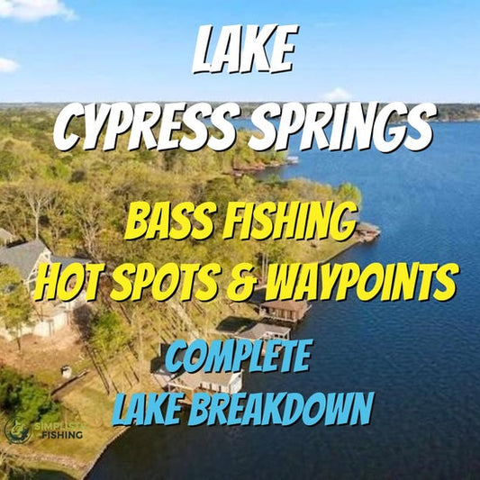 Cypress Springs Lake Breakdown - Bass Fishing Hot Spots & Waypoints