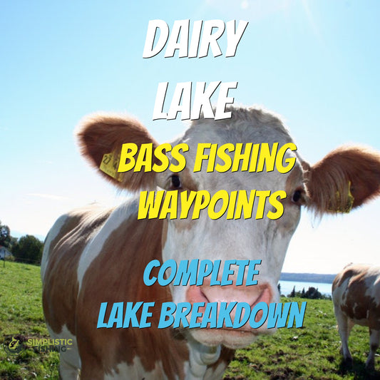 Dairy Lake Breakdown - Bass Fishing Hot Spots & Waypoints