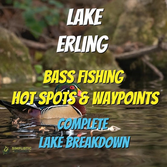 Erling Lake Breakdown - Bass Fishing Hot Spots & Waypoints