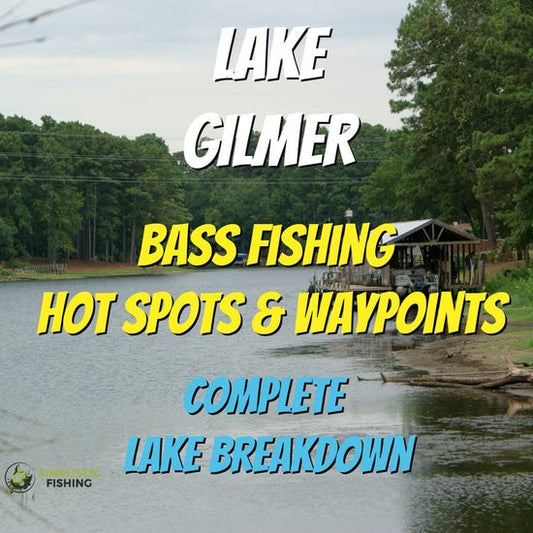 Gilmer Lake Breakdown - Bass Fishing Hot Spots & Waypoints