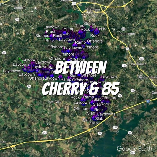 Hartwell Lake Breakdown - Bass Fishing Hot Spots & Waypoints