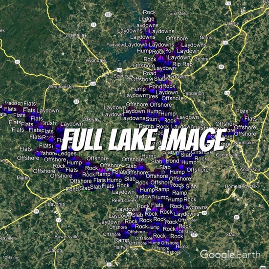 Hartwell Lake Breakdown - Bass Fishing Hot Spots & Waypoints