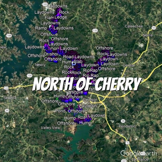 Hartwell Lake Breakdown - Bass Fishing Hot Spots & Waypoints