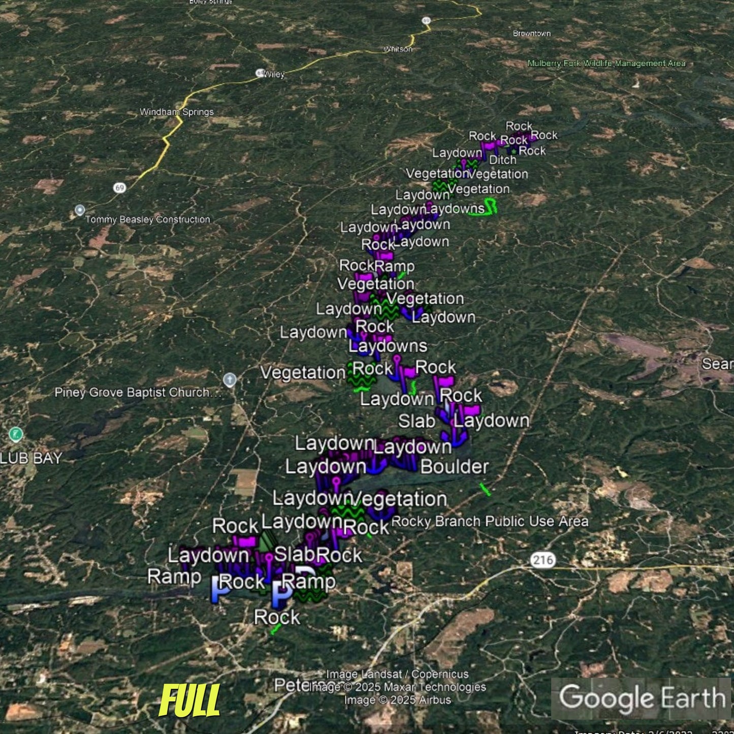 Holt Lake Breakdown - Bass Fishing Hot Spots & Waypoints