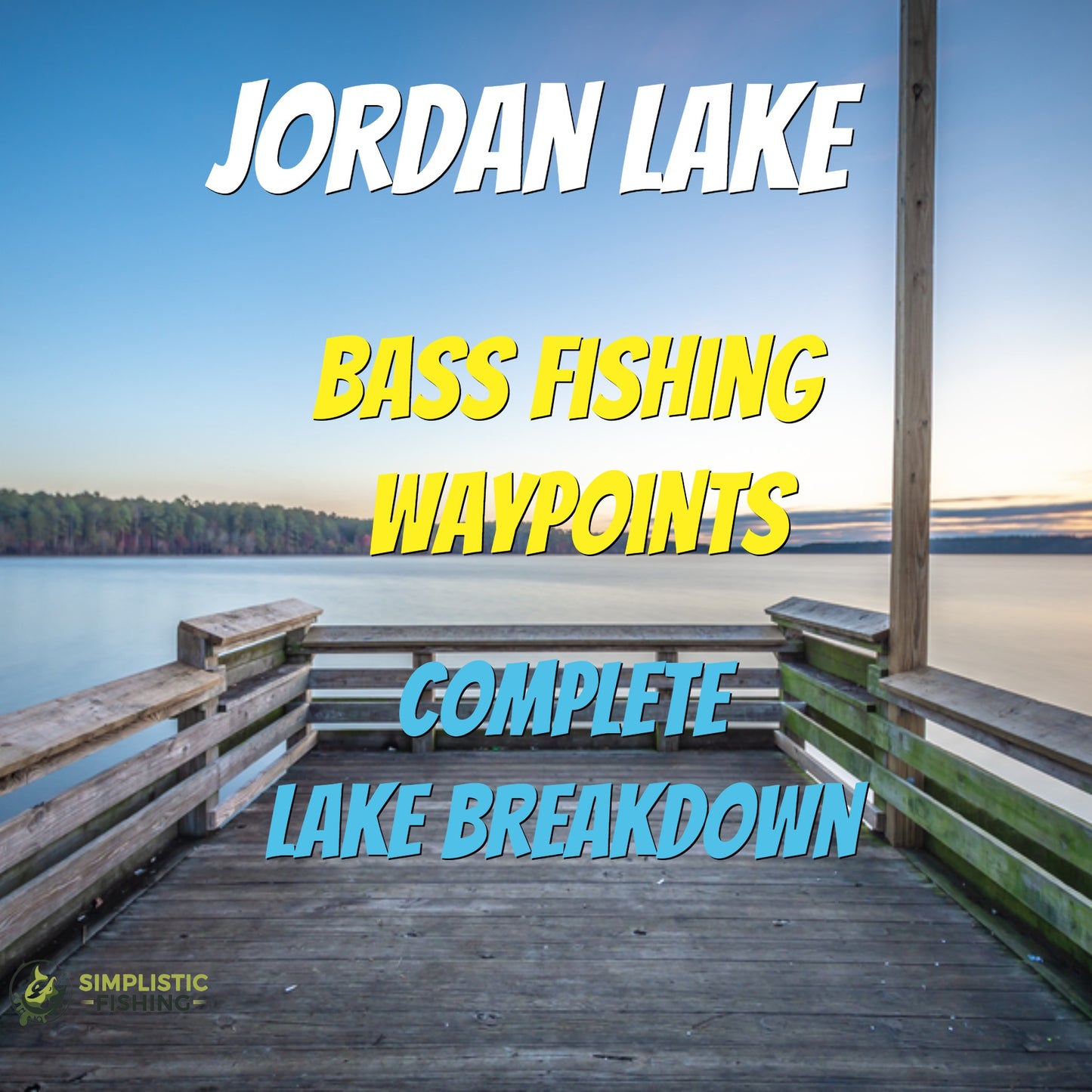Jordan (NC) Lake Breakdown - Bass Fishing Hot Spots & Waypoints