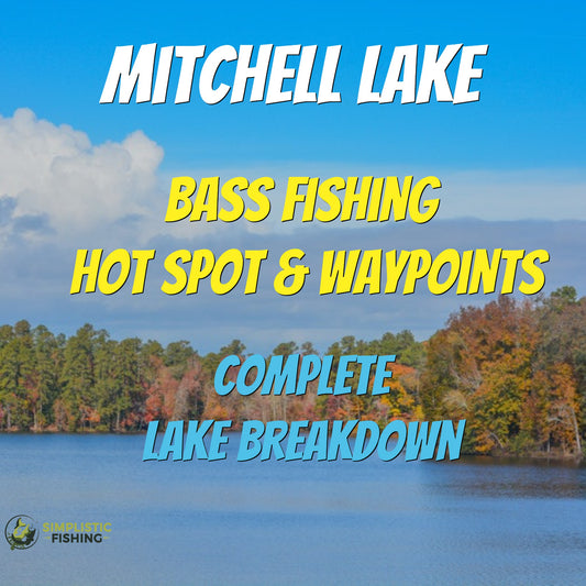 Mitchell Lake Breakdown - Bass Fishing Hot Spots & Waypoints