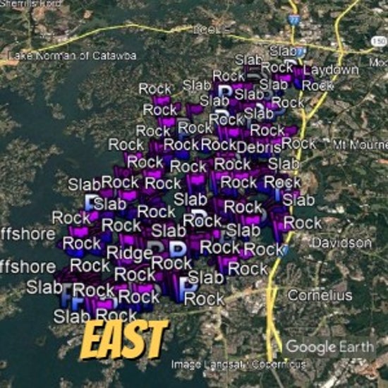 Norman Lake Breakdown - Bass Fishing Hot Spots & Waypoints