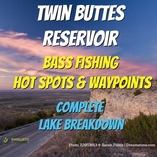 Twin Buttes Lake Breakdown - Bass Fishing Hot Spots & Waypoints