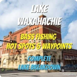 Waxahachie Lake Breakdown - Bass Fishing Hot Spot & Waypoints