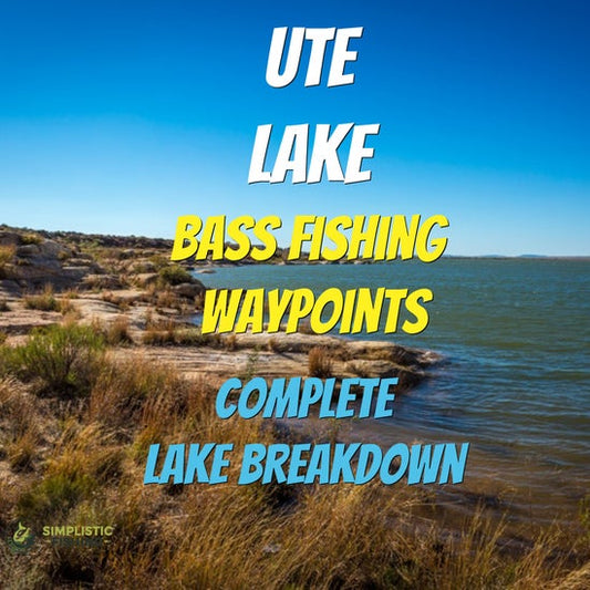 Ute Lake Breakdown - Bass Fishing Hot Spot & Waypoints